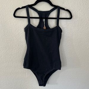 NEW Skims Black Razorback Tank Bodysuit Size XS NWT